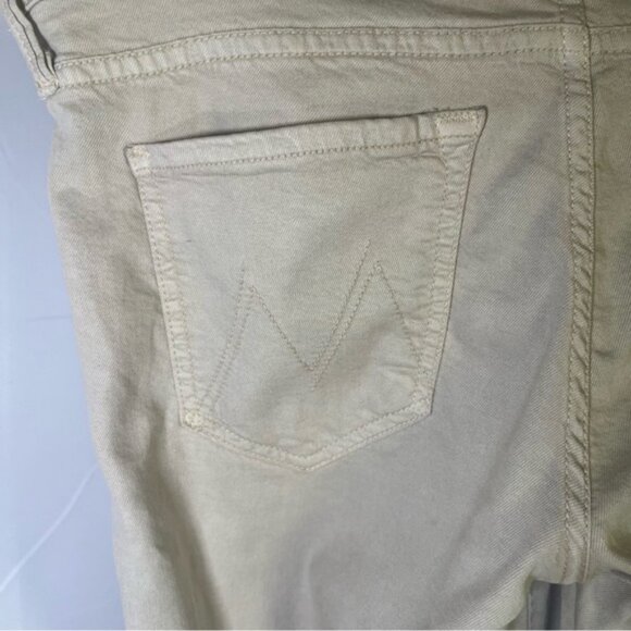 MOTHER Jeans The Rascal Fray Painted Ladies Collection in Putty (tan) Size 29 - Picture 7 of 11
